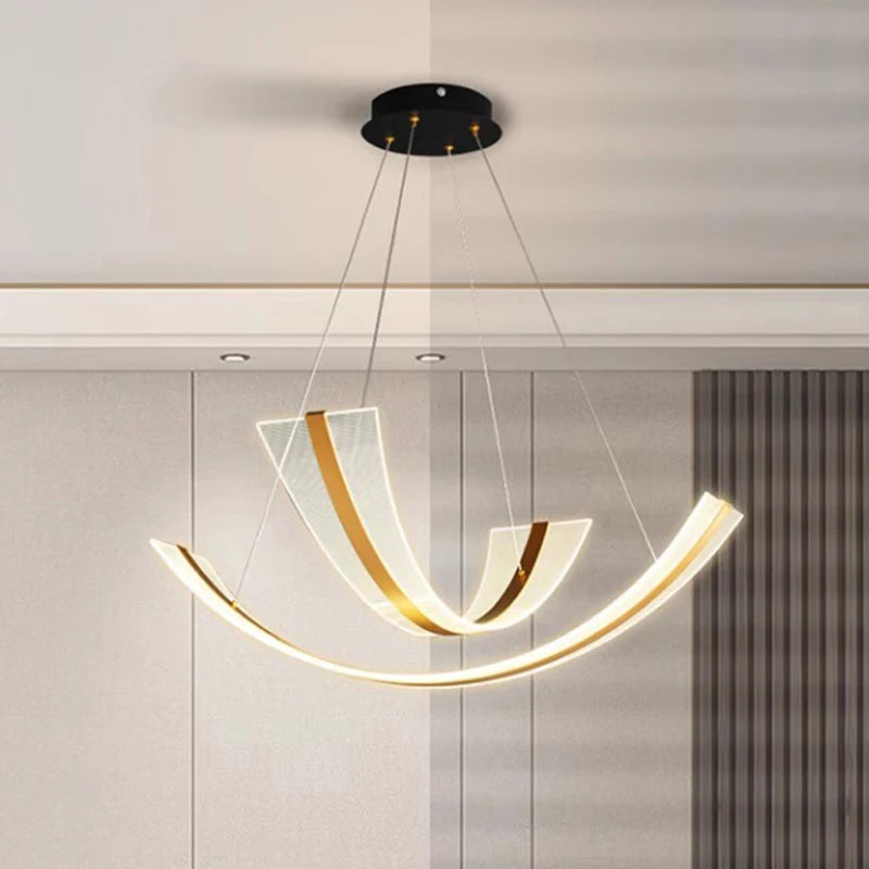 Lustre design Moderne salle à manger éclairage intérieur led décoratif - vue 6 sur 9