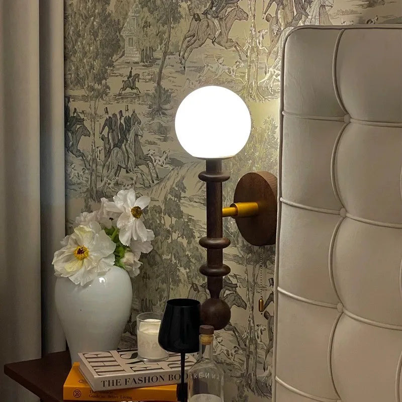 applique murale vintage haut de gamme avec interrupteur à tirette - vue 5 sur 11