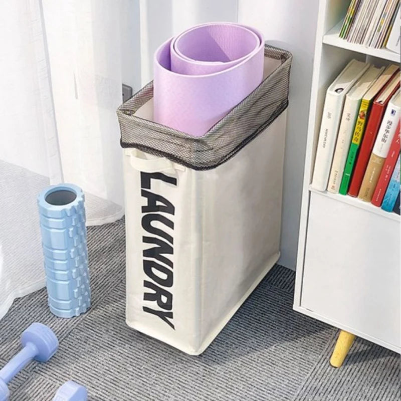 panier à linge pliable avec roulettes pour rangement divers - vue 5 sur 8