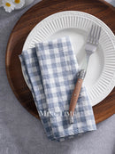 Serviette de table coton motif vichy style campagne