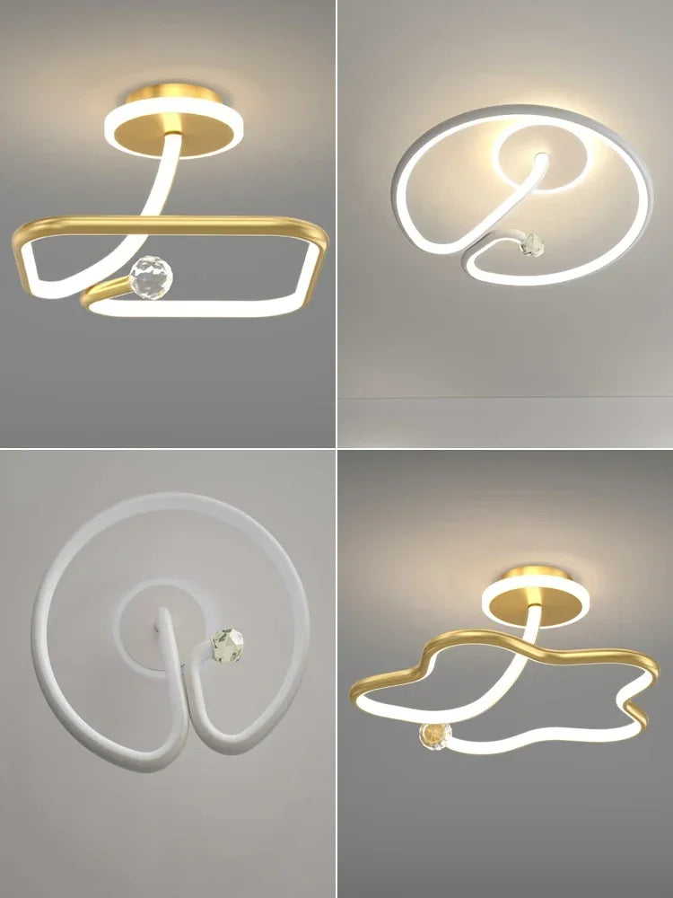 Plafonnier LED de plusieurs formes arrondies - vue 6 sur 17