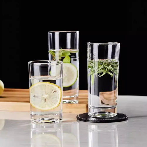 Verres cocktail design épuré résistants chaleur multi formats