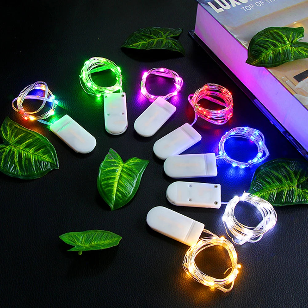 guirlande lumineuse led en fil de cuivre pour décorations de fête - vue 2 sur 15