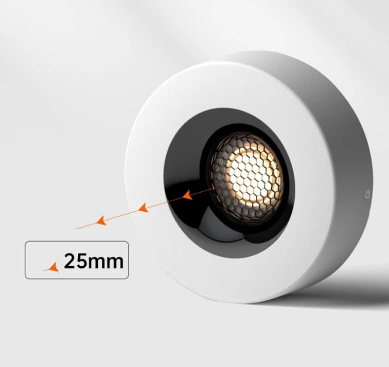 Surface Monté LED Downlight 9W Cob Plafonniers LED Spots Plafonniers Éclairage BLANC - vue 4 sur 9