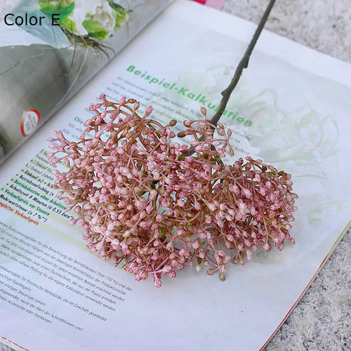 plantes artificielles rétro framboises pour décoration DIY maison - vue 12 sur 13