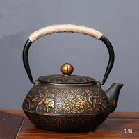 Théière japonaise en fonte avec infuseur filtre maille