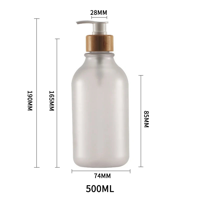 flacon pompe rechargeable pour shampoing et gel douche - vue 12 sur 33