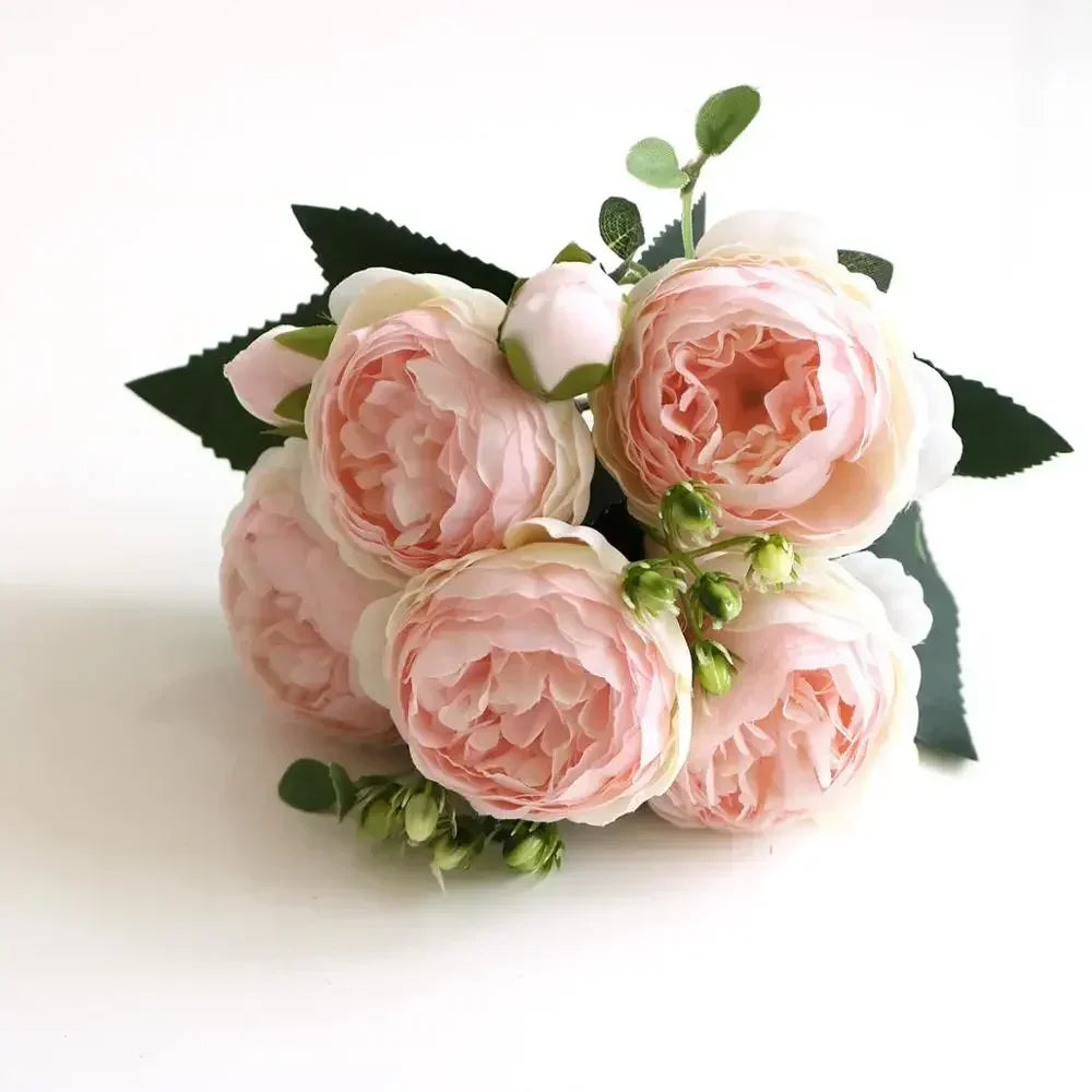 petit bouquet de fleurs artificielles pour décorations printanières et festives - vue 13 sur 34