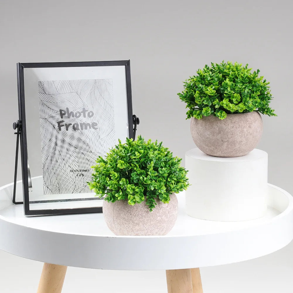 plante artificielle en pot style bonsaï pour décoration intérieure - vue 6 sur 6