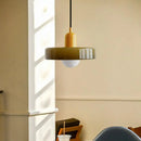 lampe suspendue nordique en verre pour décoration intérieure