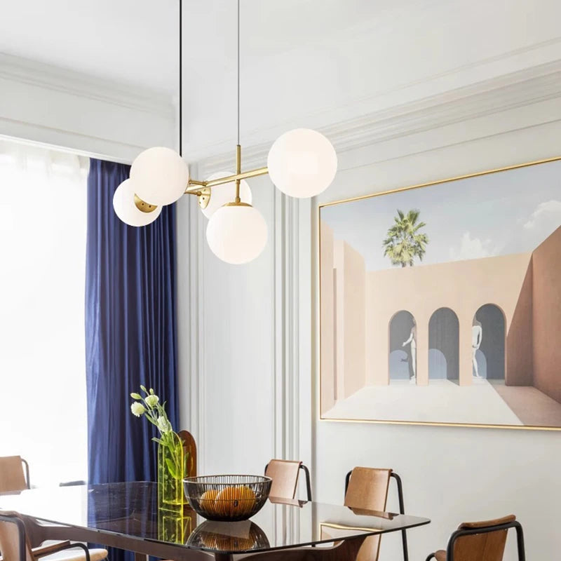 lustre Moderne salle à manger lumières éclairage intérieur LED décoratif éclairage intérieur - vue 7 sur 8