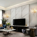 applique murale led moderne design art déco en cristal