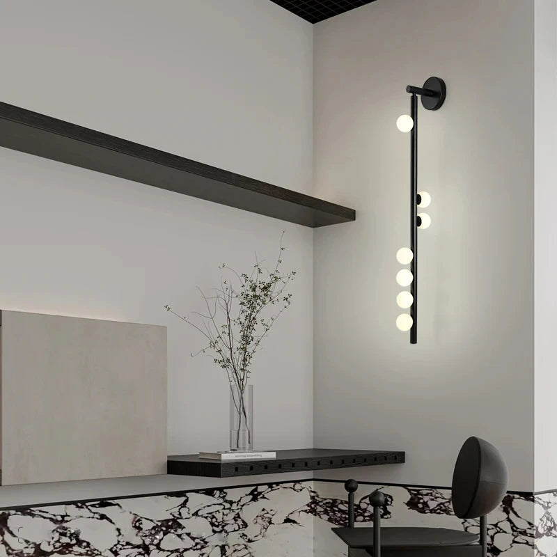 applique murale en verre décorée pour clubhouse villa - vue 4 sur 10