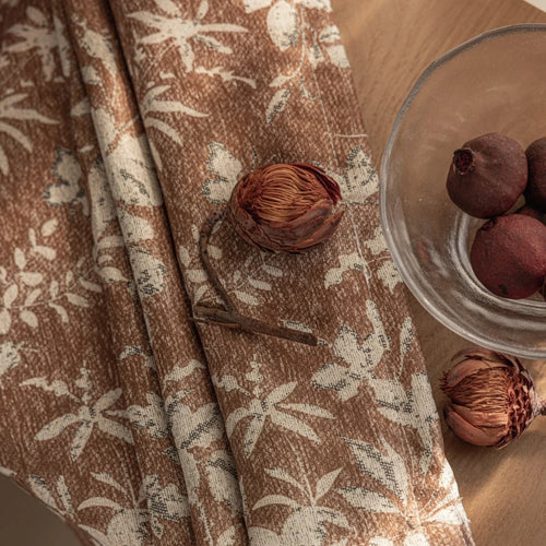 Rideau occultant floral moderne pour chambre ou salon