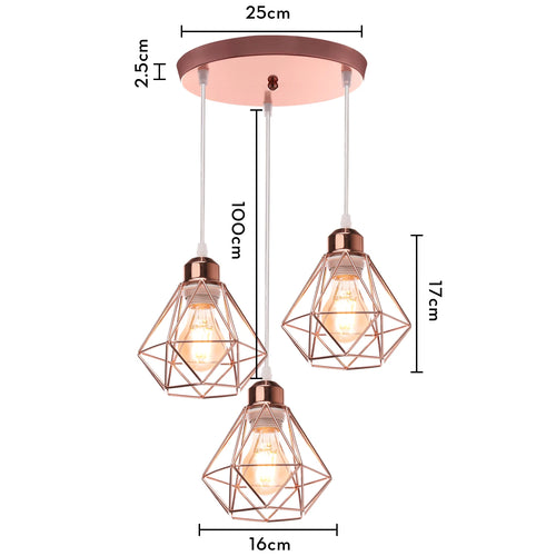suspension moderne à têtes led pour intérieur design - vue 15 sur 22