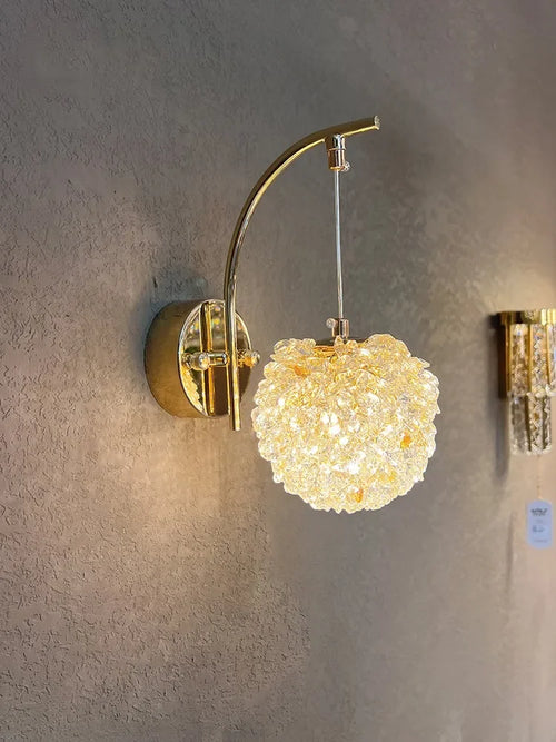 applique murale moderne en cristal pour intérieur élégant - vue 2 sur 11