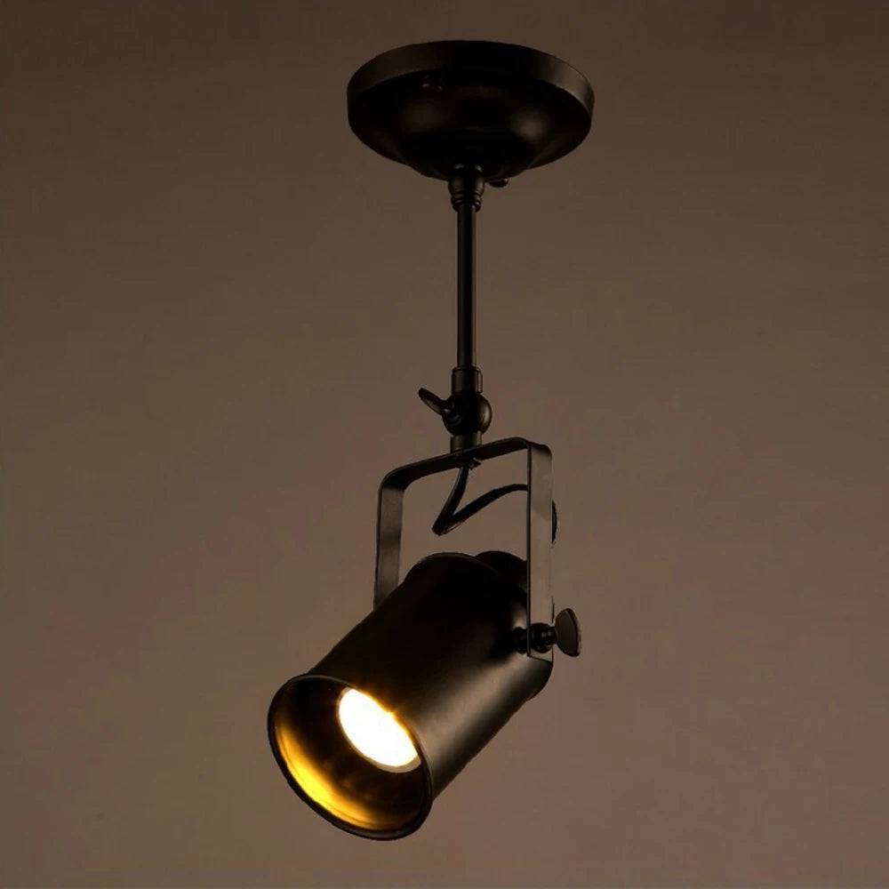 Spot plafond rétro intérieur ajustable style industriel - vue 4 sur 7