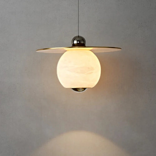 suspension nordique en boule de marbre pour intérieur