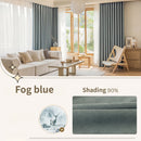 Rideau occultant uni style moderne pour salon chambre