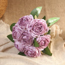 bouquet de roses artificielles décoration intérieure et extérieure fleurs faux