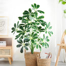 plantes artificielles de palmier et monstera pour décoration intérieure et extérieure