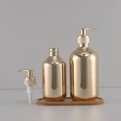 bouteille rechargeable en plastique pour shampoing et gel douche - vue 6 sur 18