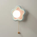 applique murale en céramique fleurs pour chambre enfant