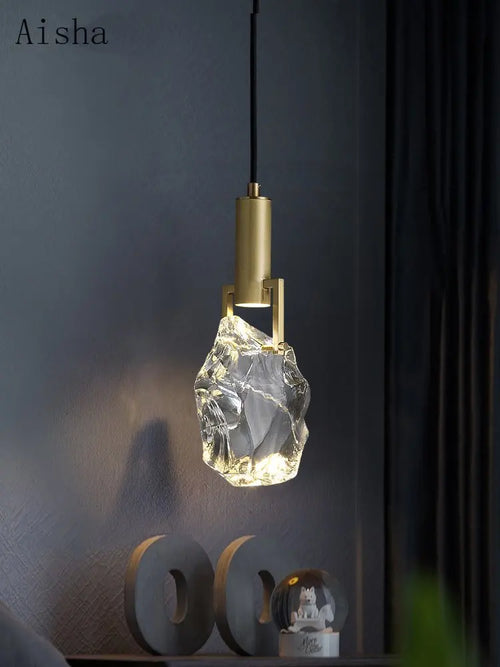 suspension en cristal de luxe pour décoration intérieure élégante - vue 5 sur 11