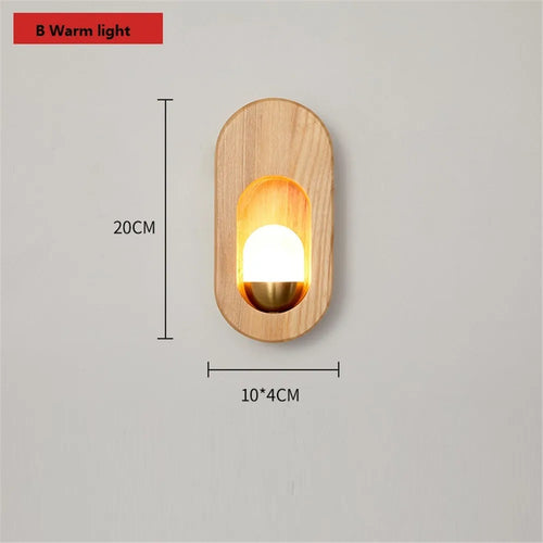 applique murale nordique en bois pour décoration intérieure moderne - vue 9 sur 10