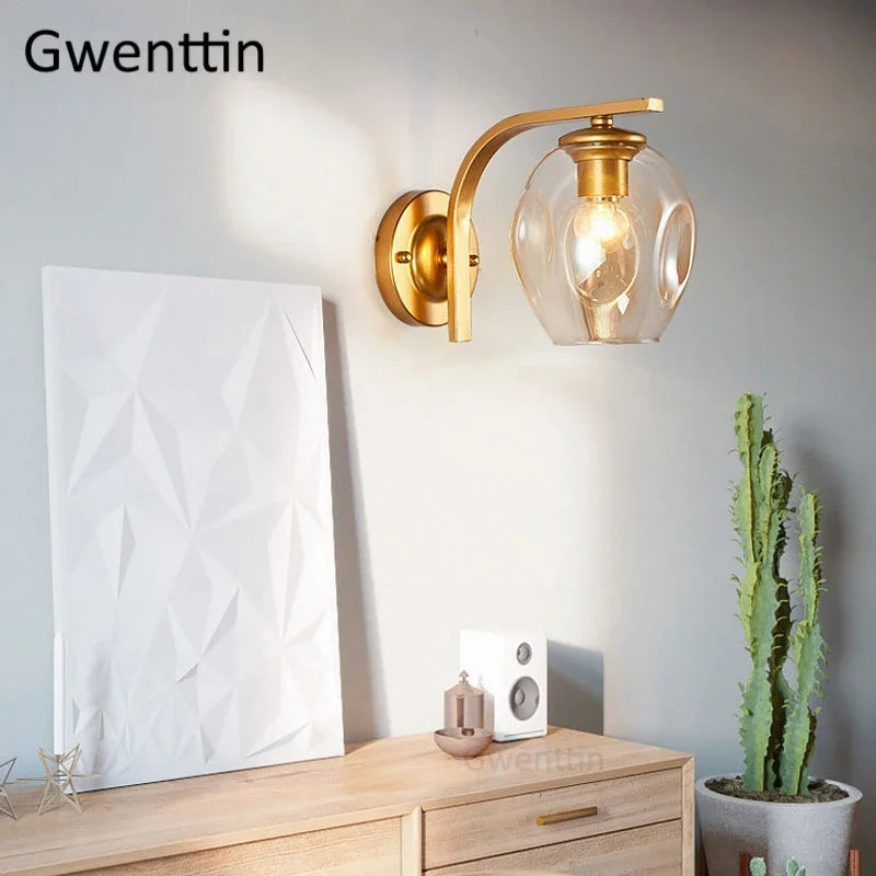 applique murale en verre teinté moderne à bulles pour décoration intérieure - vue 5 sur 15