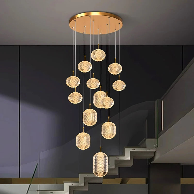 Lustre moderne pour salle à manger pour plafond éclairage - vue 3 sur 9