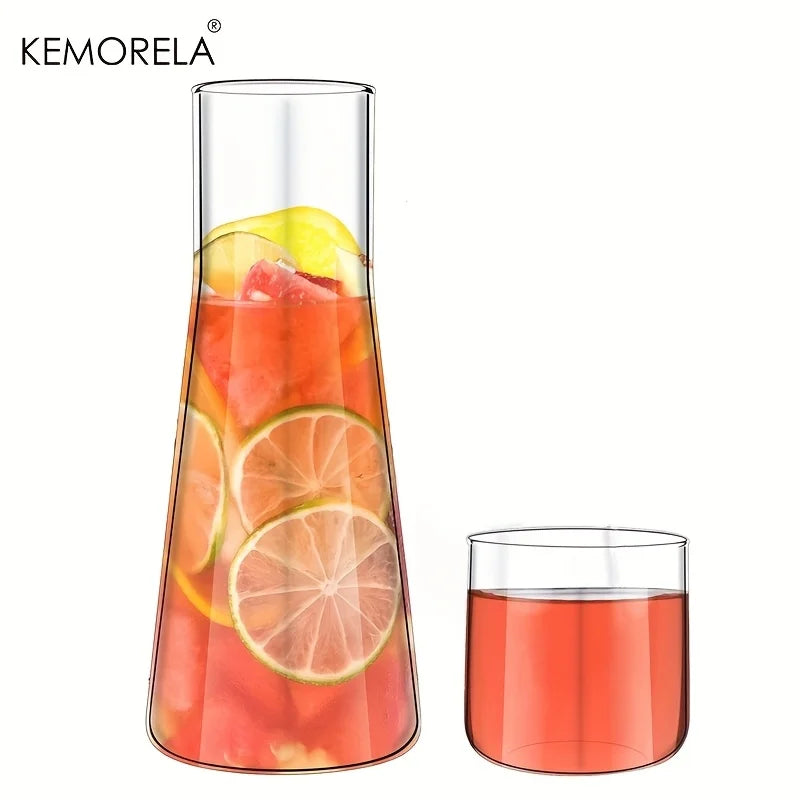 Carafe de chevet verre borosilicate avec gobelet