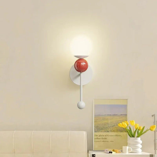 Applique murale LED en bois au design nordique moderne