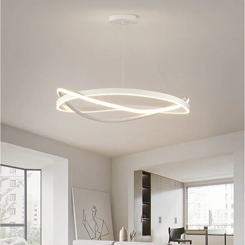 suspension à led moderne pour décoration intérieure élégante - vue 5 sur 12