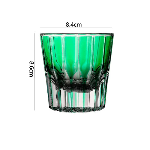 Verre whisky cocktail stries verticales design cristal 200ml