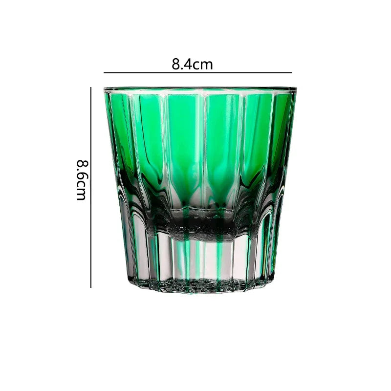 Verre whisky cocktail stries verticales design cristal 200ml - vue 9 sur 15