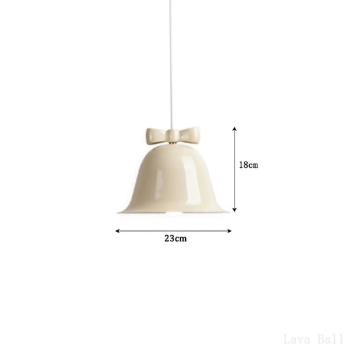 suspension modernes en forme de cloche avec nœud décoratif - vue 21 sur 20