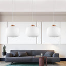 lampe led suspendue design nordique makaron pour décoration intérieure