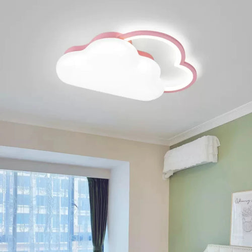 plafonnier nuage arc-en-ciel pour chambre enfant romantique et douce - vue 5 sur 8
