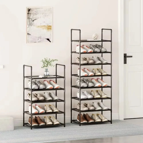 étagère à chaussures économique grande capacité anti-poussière polyvalente - vue 2 sur 9