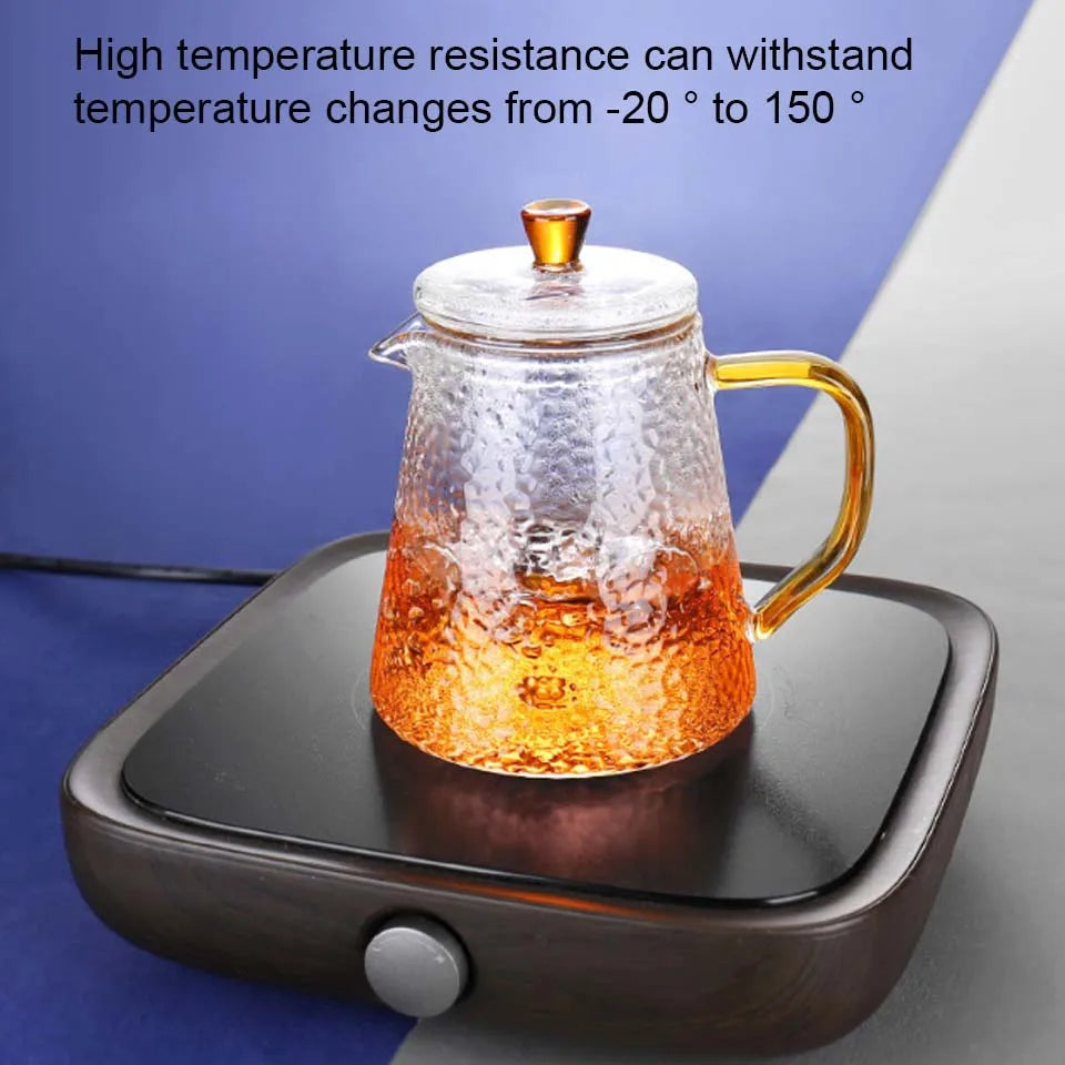 théière japonaise verre infuseur style traditionnel résistante chaleur - vue 7 sur 7
