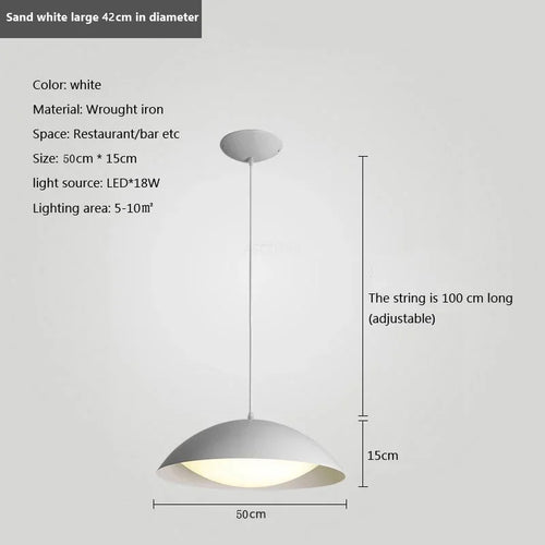 suspension moderne en fer minimaliste pour intérieur - vue 10 sur 10