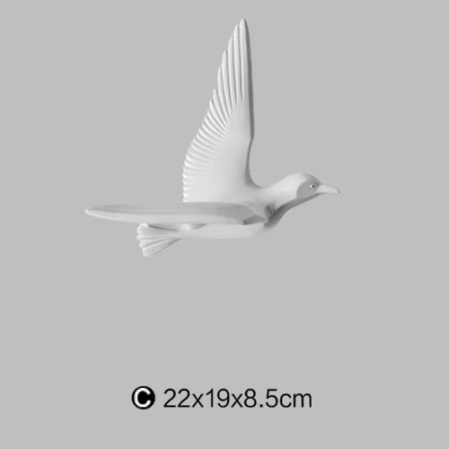 décoration murale créative mouette oiseau pour intérieur - vue 33 sur 36