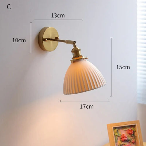 applique murale led iwhd nordique japonaise - vue 22 sur 23
