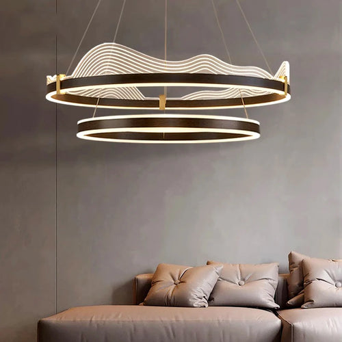 lustre atmosphérique moderne led suspension pour éclairage intérieur