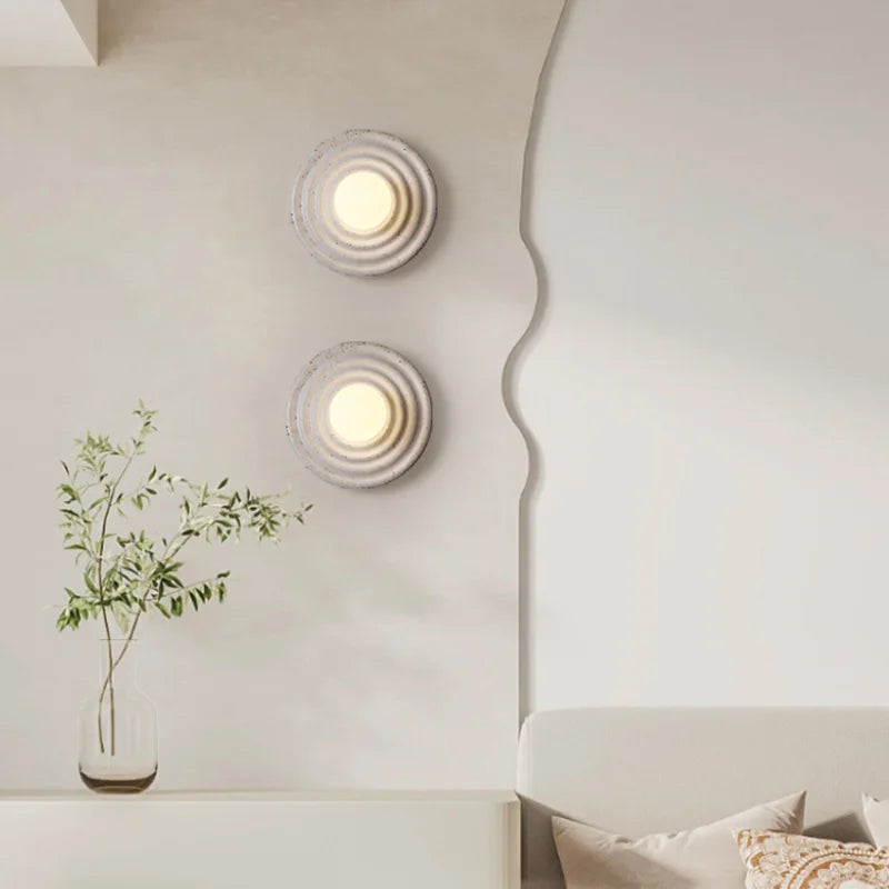 applique murale vintage en résine style japonais led g4