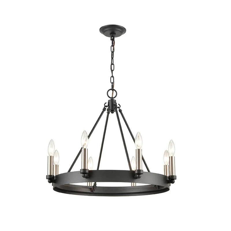 Industrial Vintage Chandelier Retro Wrought Iron Antique Pendant Lights For Kitchen Bedroom Living Room Indoor Led Lighting - vue 2 sur 7