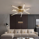 plafonnier led moderne réglable lustre suspension pour éclairage intérieur