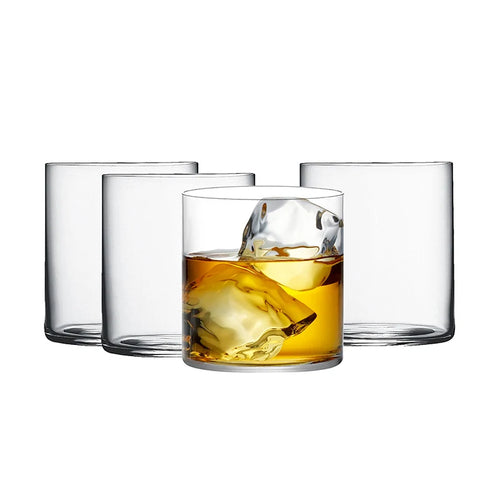 Lot 4 verres whisky fins design moderne 350ml