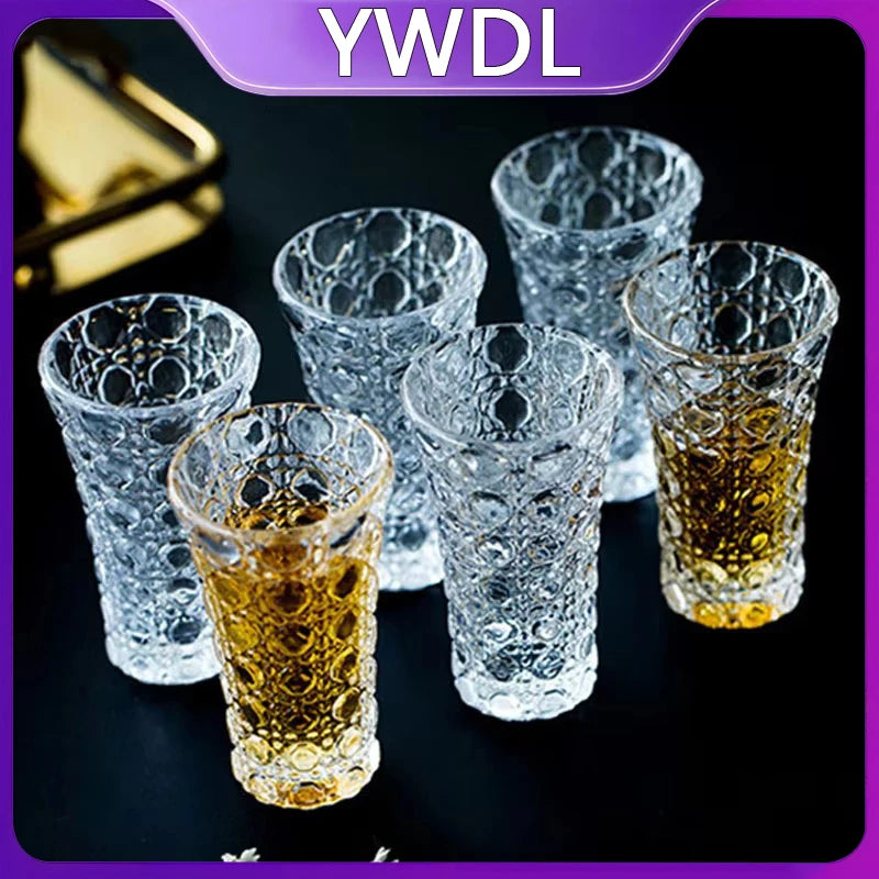 Ensemble 6 verres dégustation café alcool design minimaliste